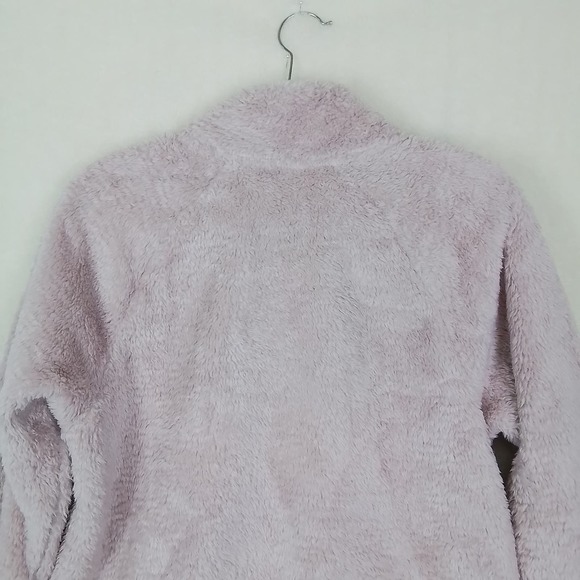 Calvin Klein Half Zip Sherpa Pullover Size Large in Pink - Picture 6 of 13